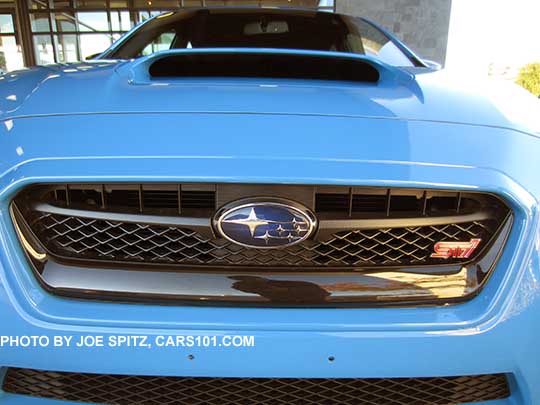 2016 Subaru WRX STI Series.HyperBlue front grill. Only 700 Series.HyperBlue will be made.