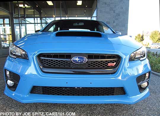 front grill 2016 Subaru limited production WRX STI Series.Hyperblue