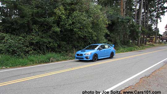 2016 WRX STI Series.HyperBlue on the road