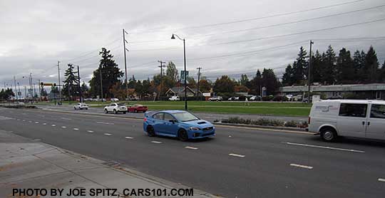 2016 WRX STI Series.HyperBlue on the road