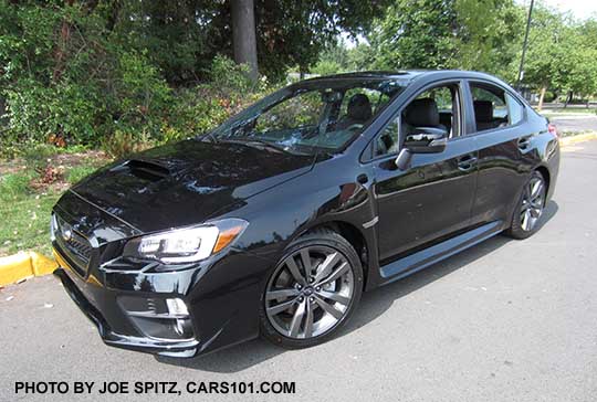 2016 Subaru WRX Limited, crystal black silica shown