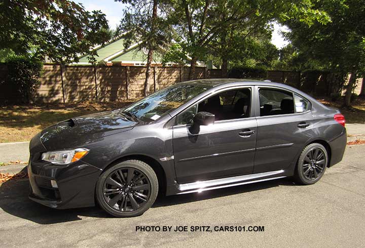 2016 WRX base model, dark gray, 17" alloys