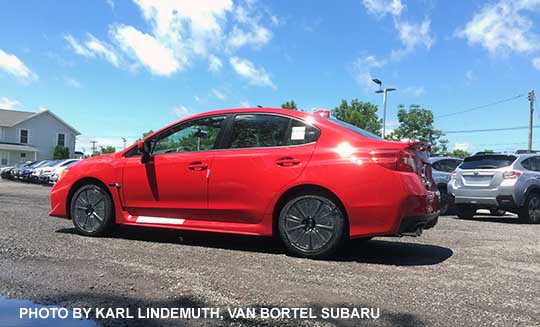 2016 WRX, pure red color