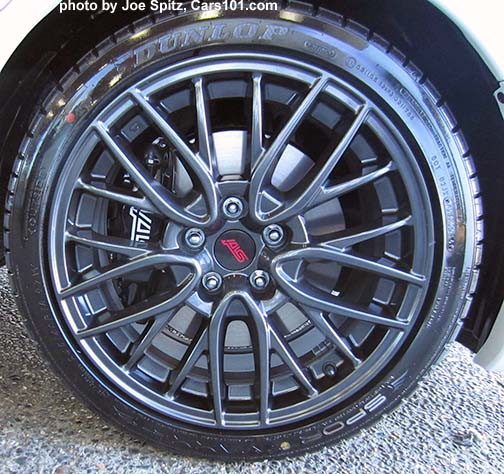 2017 Subaru WRX STI  standard 18" dark gray multi-spoke alloy wheel