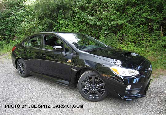 2017 WRX Premium,  crystal black shown