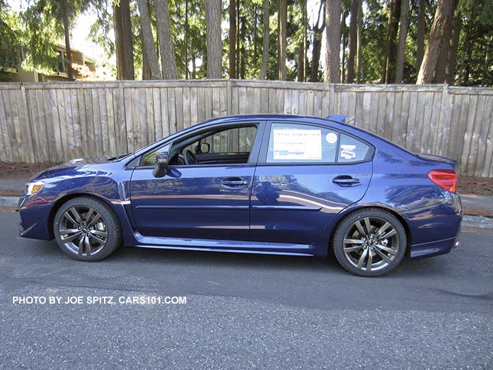 2017 WRX Limited, lapis blue color