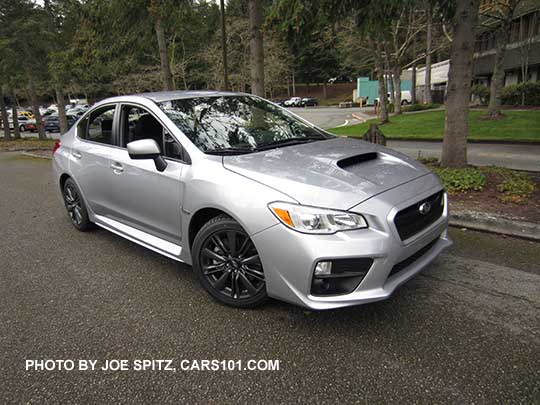 2017 Subaru WRX, ice silver color shown