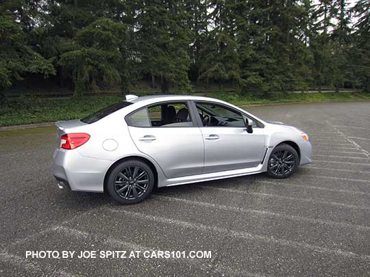 2017 Subaru WRX, ice silver color shown