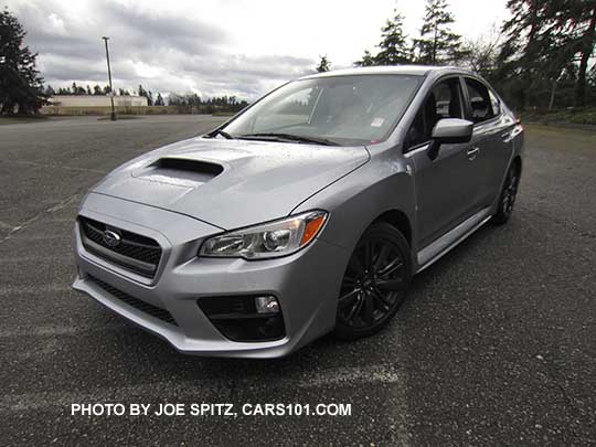 2017 Subaru WRX, ice silver color shown