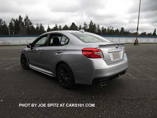 2017 Subaru WRX, ice silver color shown