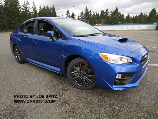 2017 Subaru WRX, wr world rally blue color shown