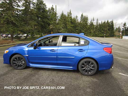 2017 Subaru WRX, WR Blue color