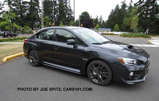 2017 Subaru Impreza WRX Limited, dark gray color shown