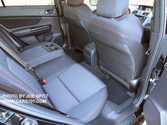 2018 Subaru WRX Premium cloth rear seat