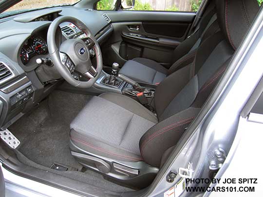 2018 Subaru WRX Premium front drivers seat, black cloth