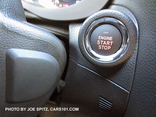 2018 Subaru WRX Limited pushbutton start/stop