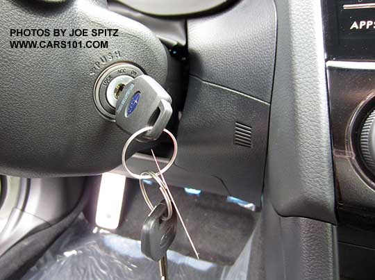 2018 Subaru WRX standard ignition key