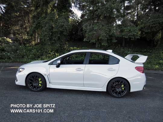 2018 white Subaru STI Limited