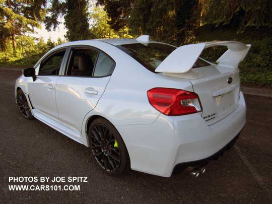 2018 white Subaru STI Limited