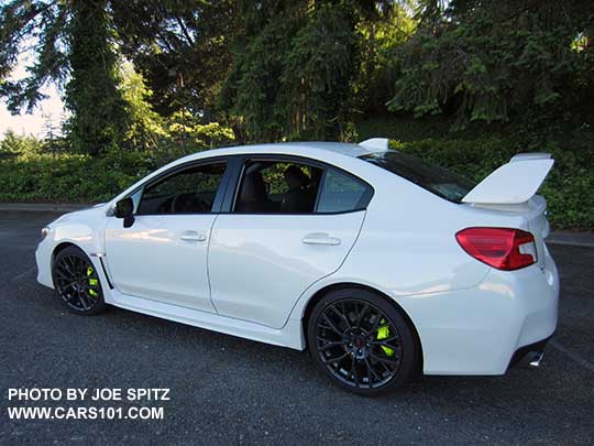 2018 white Subaru STI Limited