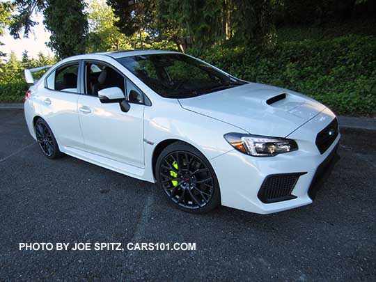 2018 white Subaru STI Limited