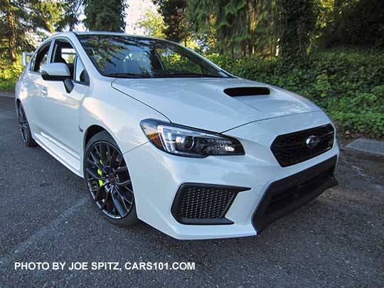 2018 white Subaru STI Limited