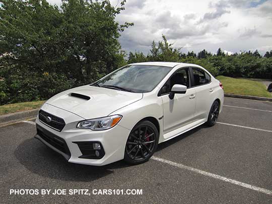 2018 Subaru WRX Premium, crystal white color