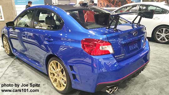 2018 Subaru WRX STI Type Ra at the 2017 Seattle Auto Show