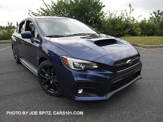 2018 Subaru WRX Limited, lapis blue color shown