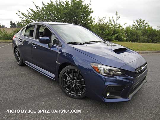 2018 Subaru WRX Limited, lapis blue color shown