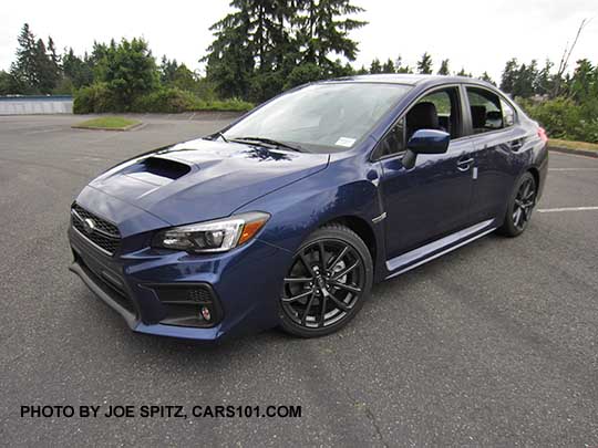 2018 Subaru WRX Limited, lapis blue color shown