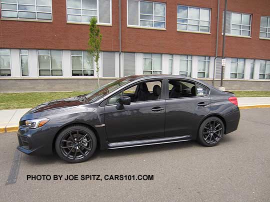 dark gray 2018 Subaru WRX Limited