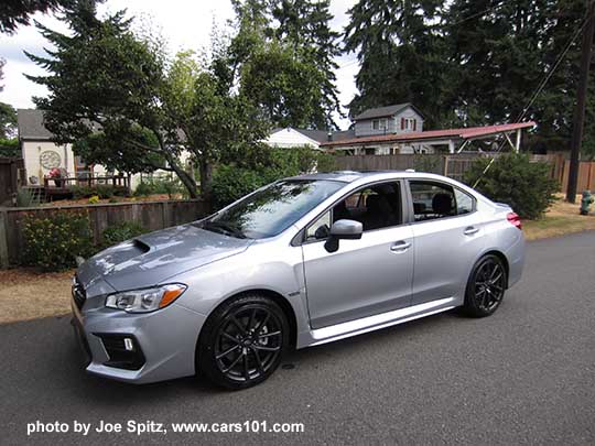 2018 Subaru WRX Premium, Ice Silver color shown