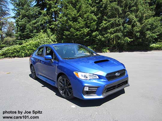 2018 Subaru WRX, world rally wr blue color shown