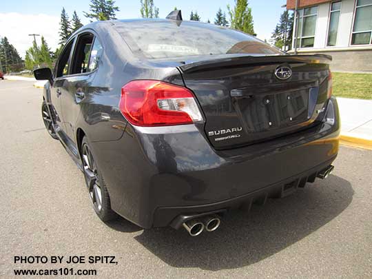 dark gray 2018 Subaru WRX Limited