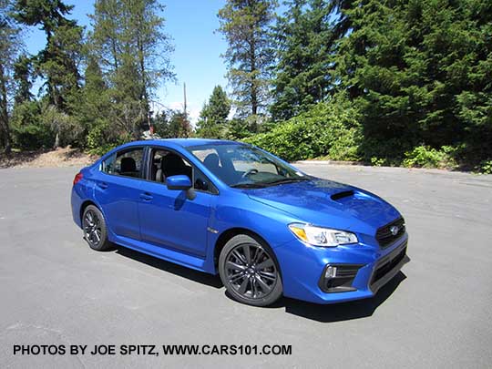 2018 Subaru WRX, wr blue color