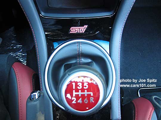 2018 Subaru WRX STI Limited shift knob