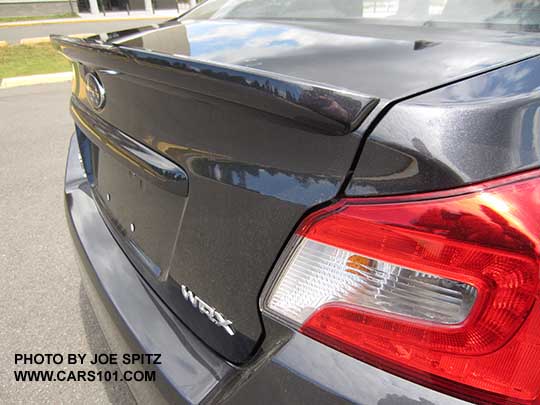 2018 Subaru WRX small rear trunk lip spoiler