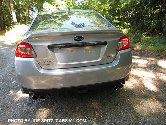 2018 Subaru WRX and STI optional trunk trim (not real carbon fiber)