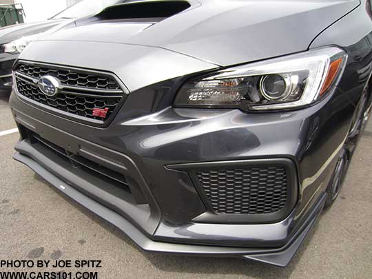 2018 Subaru WRX and STI optional front underspoiler. Dealer installed.