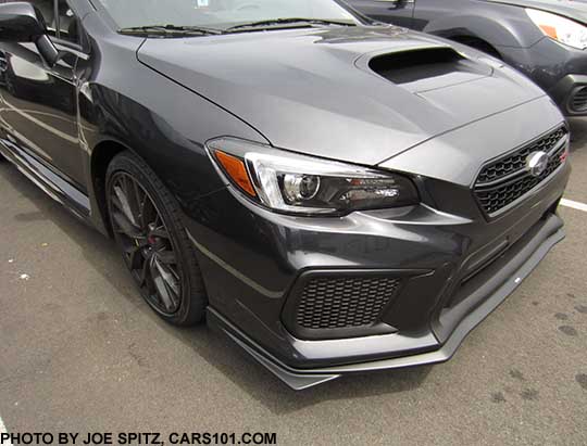 2018 Subaru WRX and STI optional front underspoiler. Dealer installed.