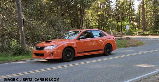 2013 wrx special edition sedan, tangerine orange