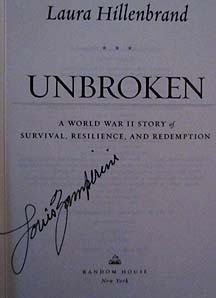 Unbroken by Laura Hillenbrand, about Louis Zamperini