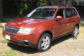 2010 Forester Premium, new Paprika color shown