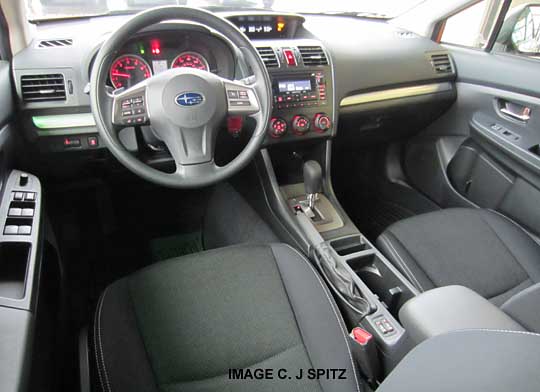 2014 subaru xv crosstrek premium interior, gray cloth interior