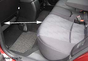 2009 Subaru Forester rear seat distance measurement #3