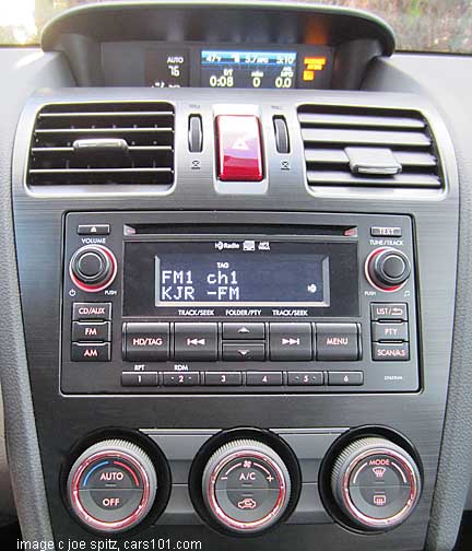 2014 subaru forester limited center console, climate control, stereo