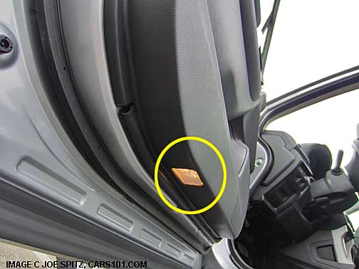 2014 forester front door courtesy lights