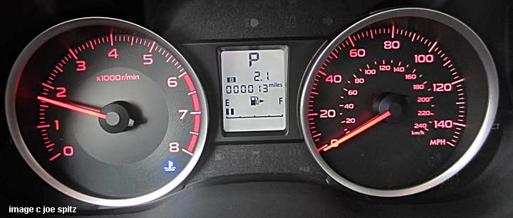 subaru forester 2.5X dashboard instrument panel