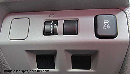 dashboard rheostat light dimmer, VDC off button front driver control 2014 forester